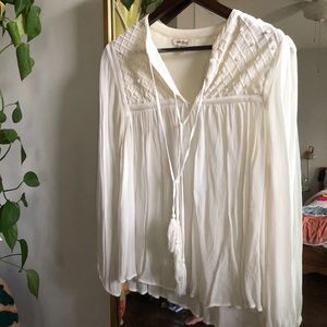 Lucky Brand Beaded Blouse